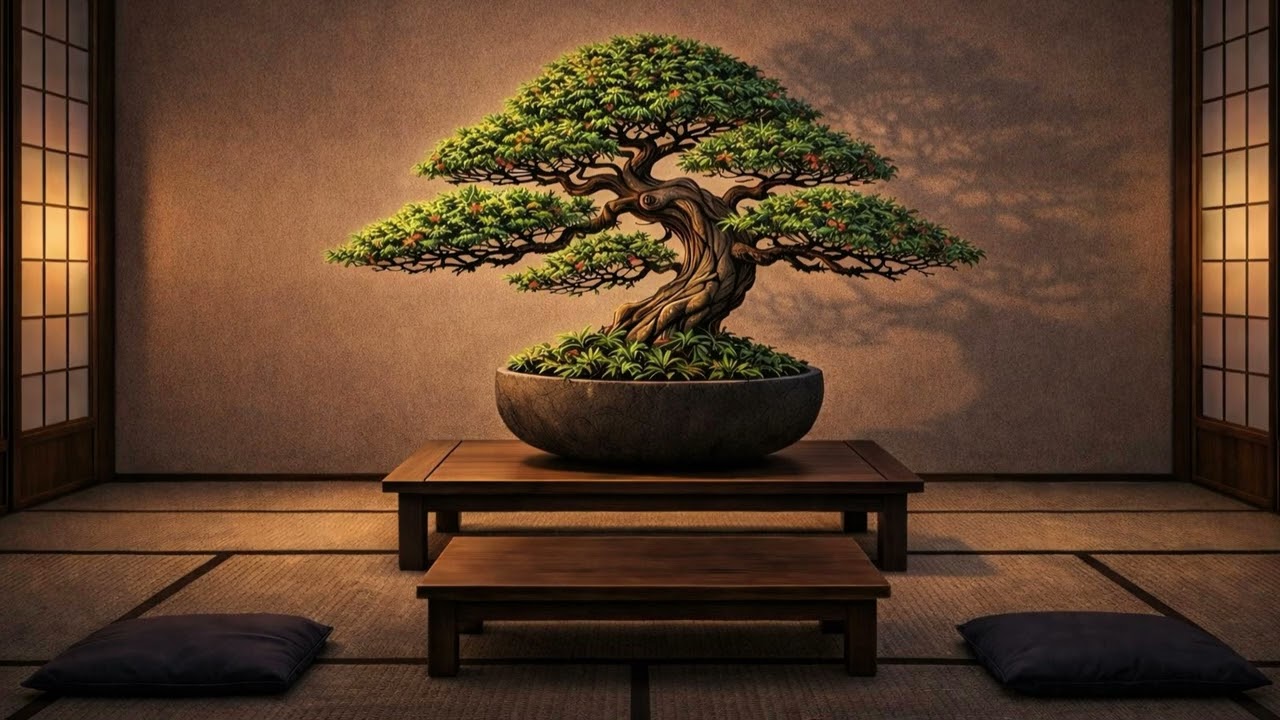 Bonsai Stillness 🌿 | Deep Chill Lofi Instrumental for Focus, Relaxation & Night Calm