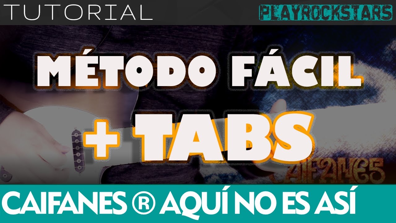 como tocar AQUÍ NO ES ASÍ en guitarra CAIFANES ⭐️ TUTORIAL / ACORDES / SOLO / RITMO / TABS