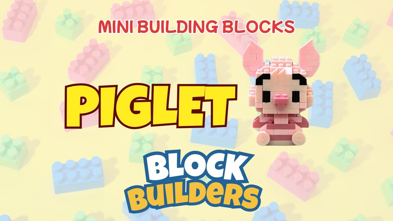 Building Blocks Piglet mini blocks