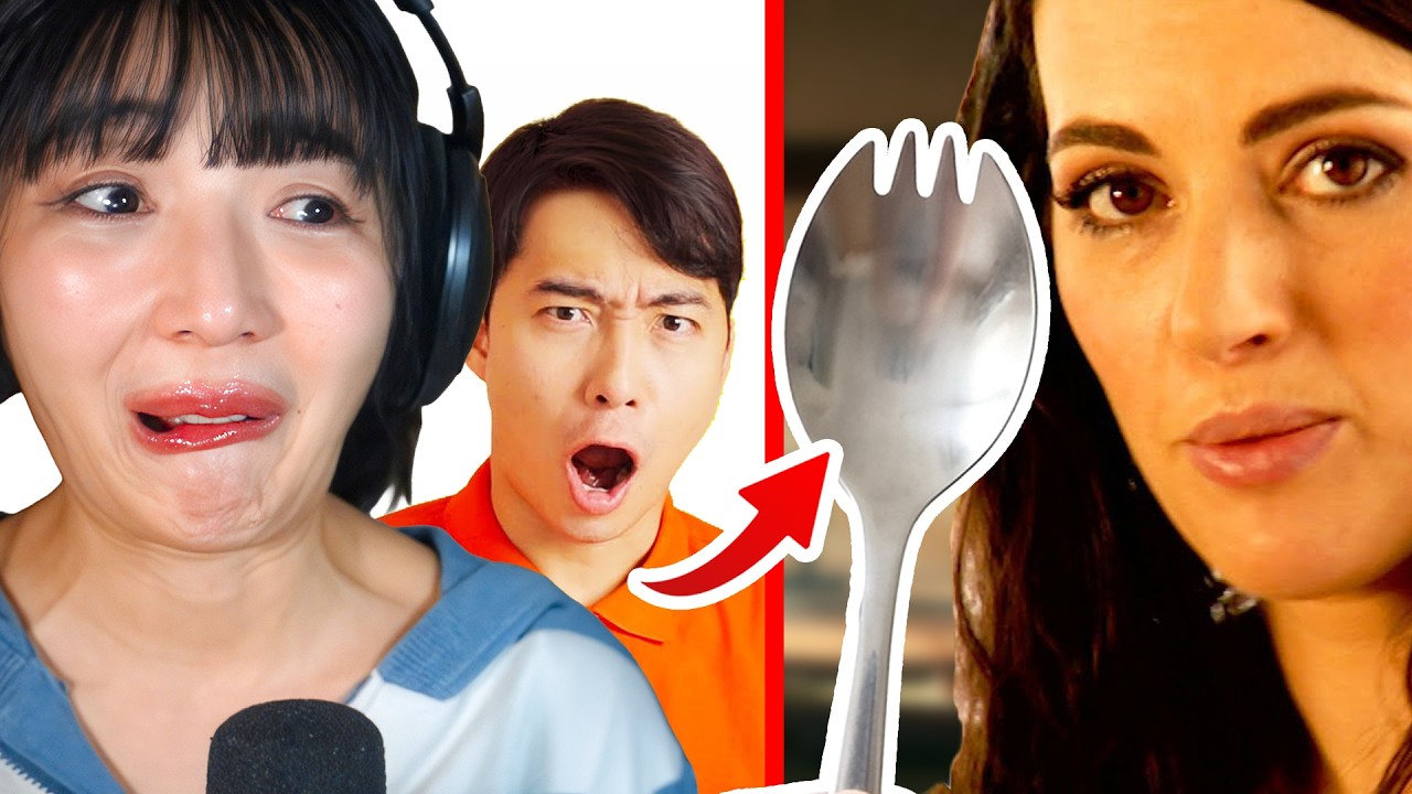 Учительница японского языка в ШОКЕ от Нигеллы Лоусон и её ложки-вилки 😱 (реакция вместе с дядей Р...