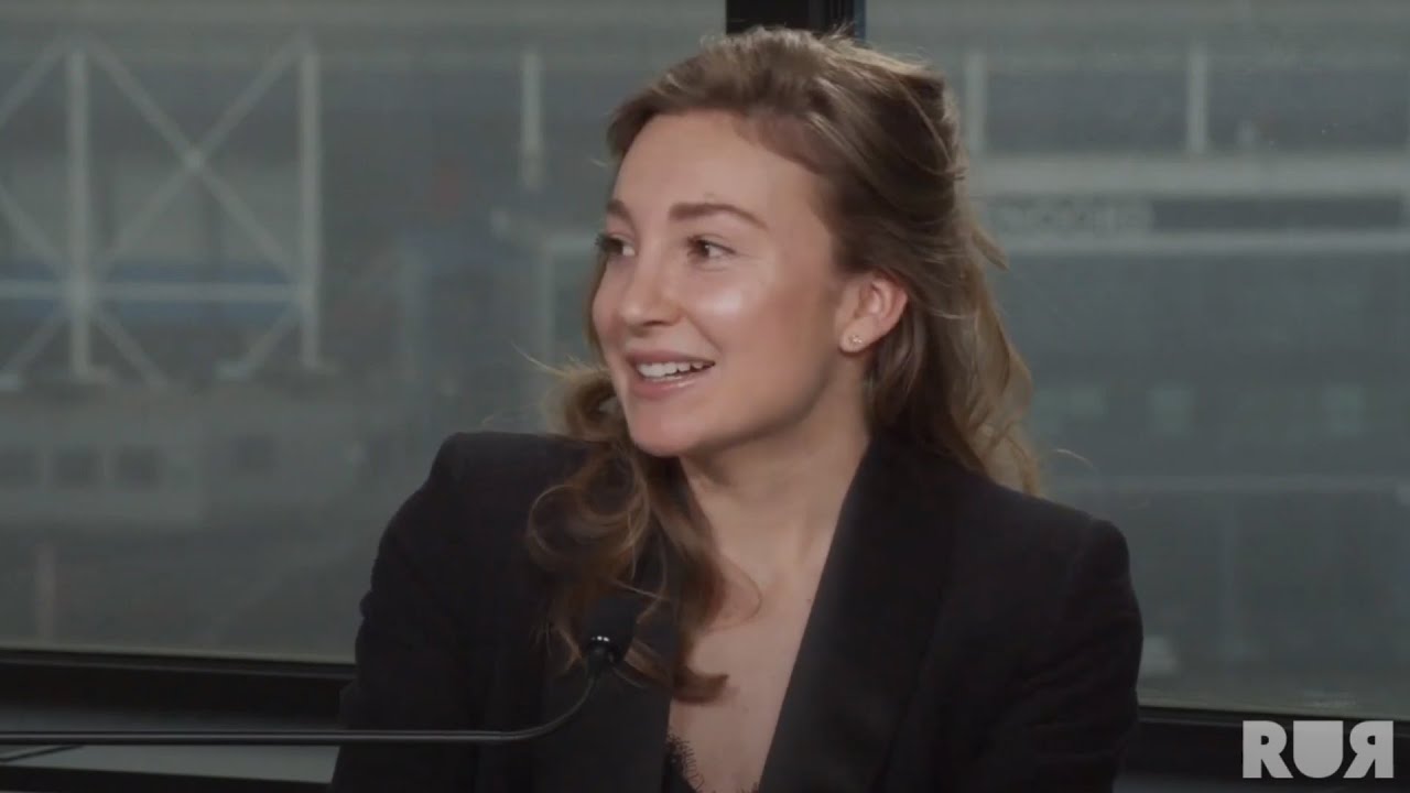 Hazel Dammes van Brunch Bar Rotterdam en Marcel Pothof van Floating Farm in de RUR Lunchbreak