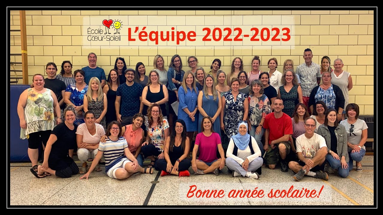 Bonne rentrée 2022-2023 à Coeur-Soleil