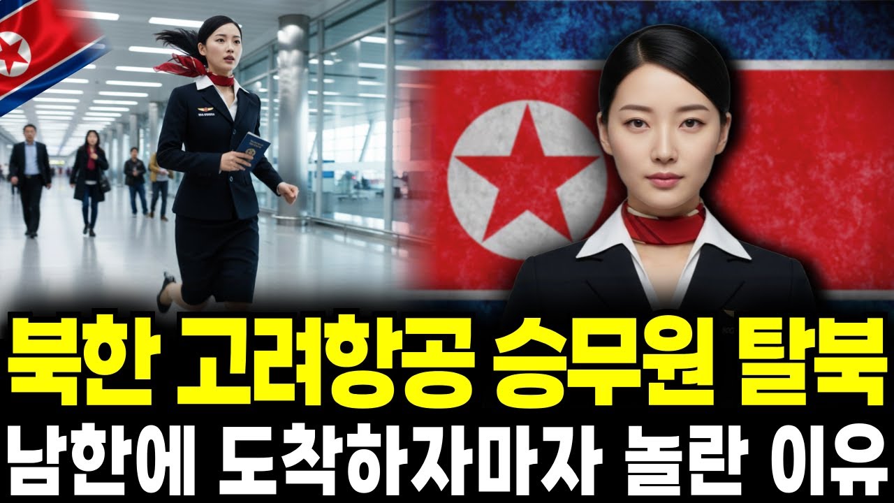 북한 고려항공 승무원이었던 제가 목숨 걸고 탈북한 이유, 남한에 도착하자마자 놀란이유ㅣ탈북민사연