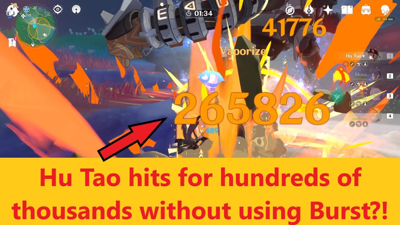 Your Hu Tao will do over 100K damage with 2 simple steps! (Showcase / Build Guide)