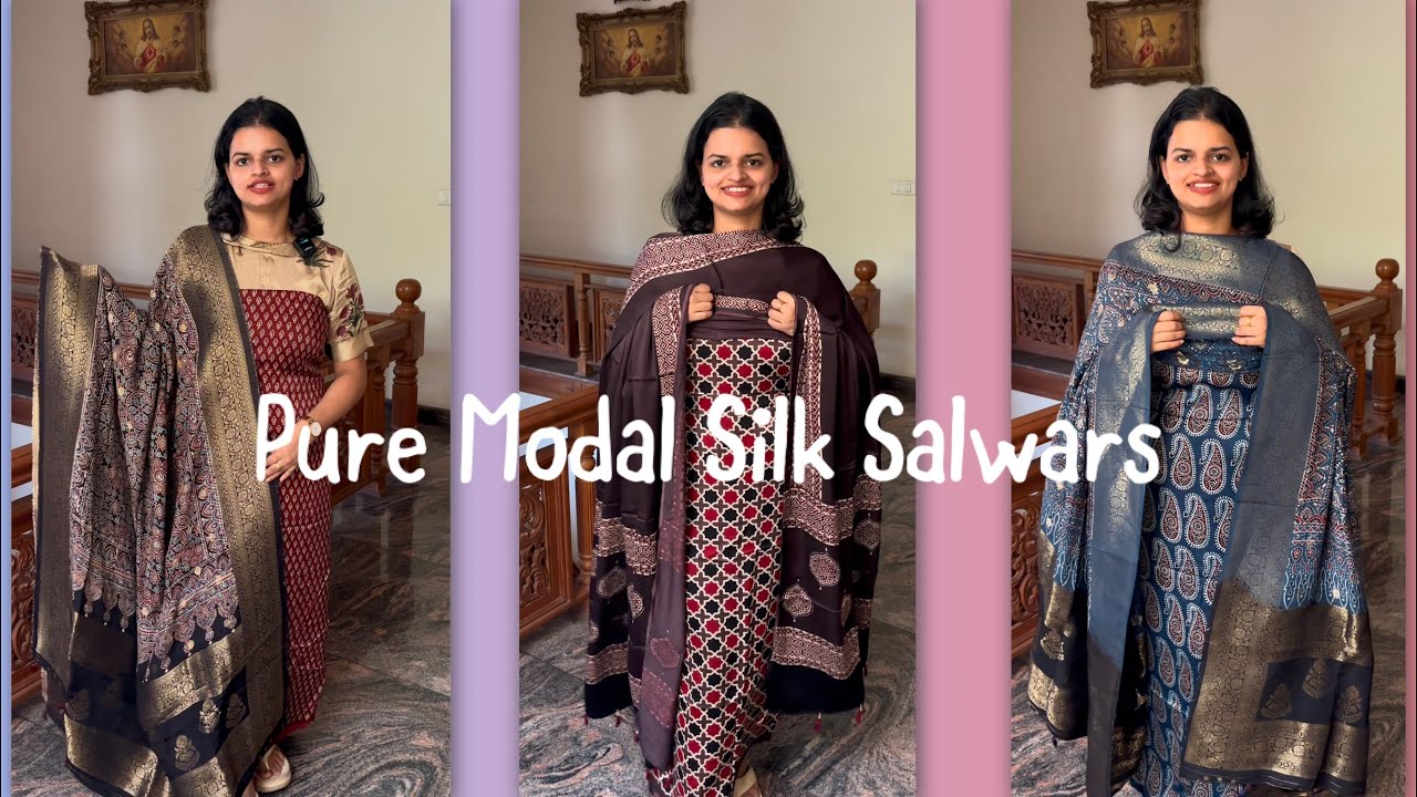 EPI 426|PURE MODAL SILK SUITS|PREMIUM DESIGNER HANDBLOCK PRINTS 