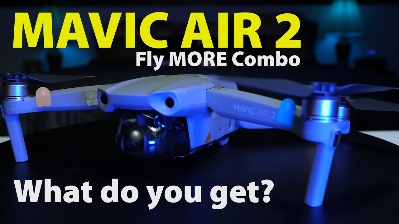 DJI Mavic Air 2 In Depth Setup - Fly More Combo - What do you get? Unboxing