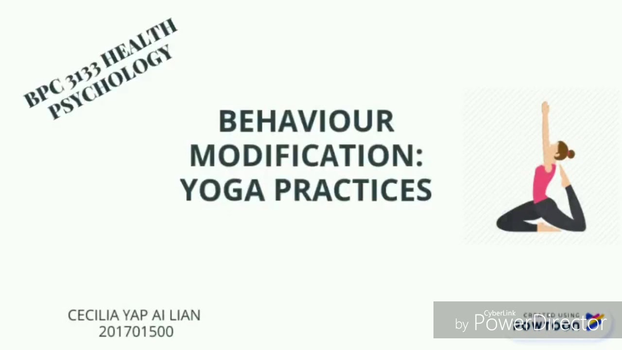 Health Psychology : Behavior Modification Program