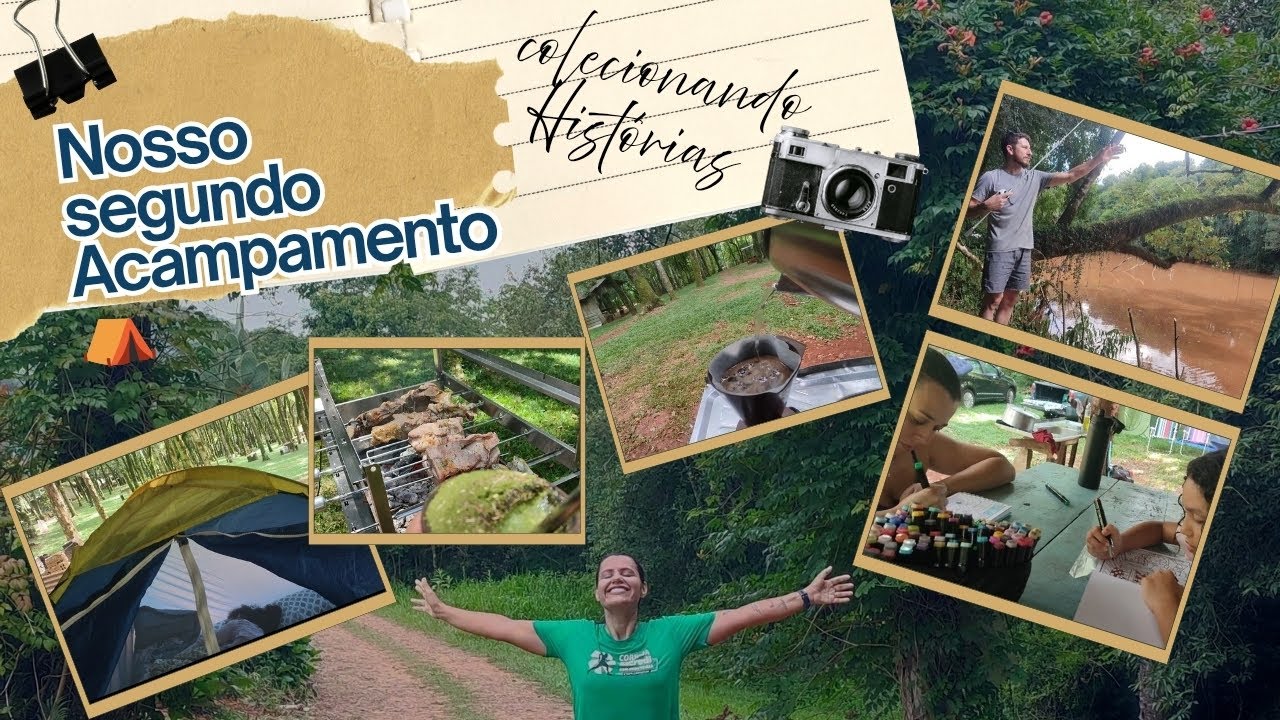 O que fazer em um acampamento? 🏕️ #acamp #campismo #vlog 