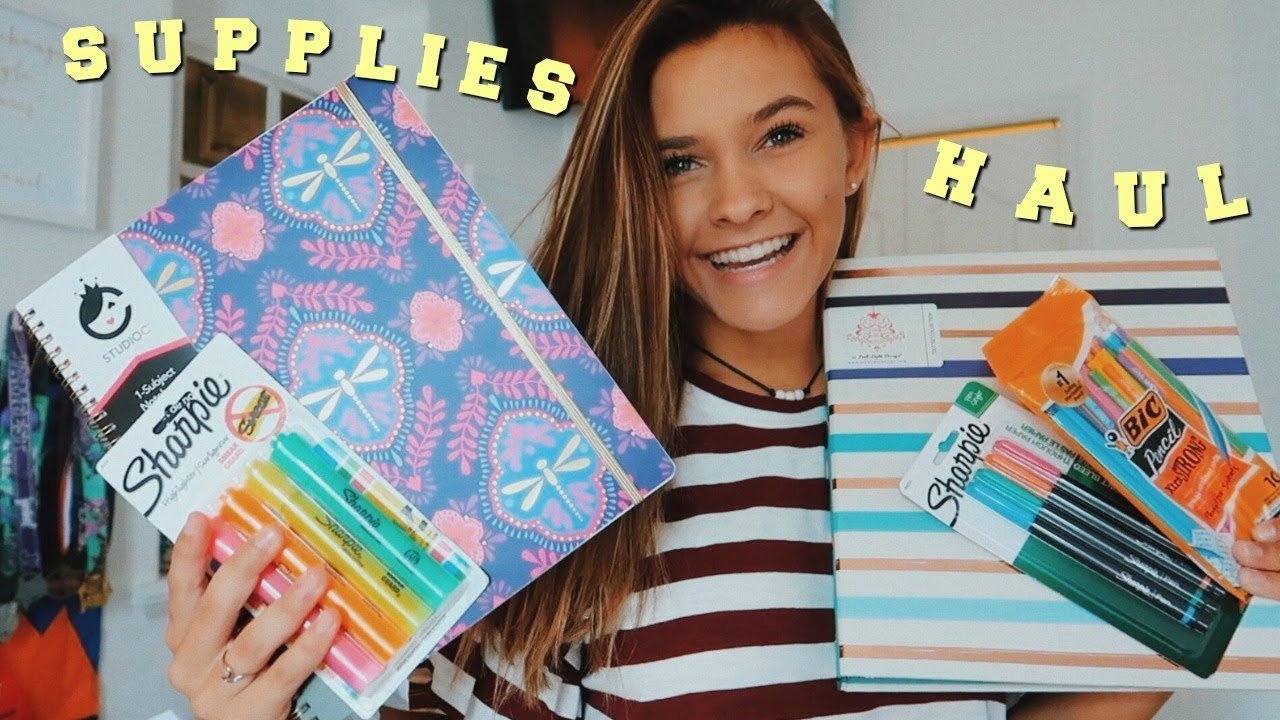 BACK TO SCHOOL SUPPLIES HAUL 2018 | Emma Marie