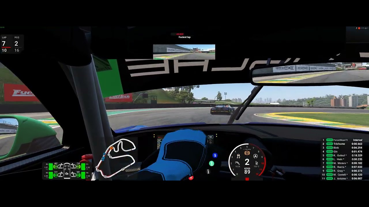 AMS2 GT3 - Interlagos -  Panzer Win - 2026 02 22
