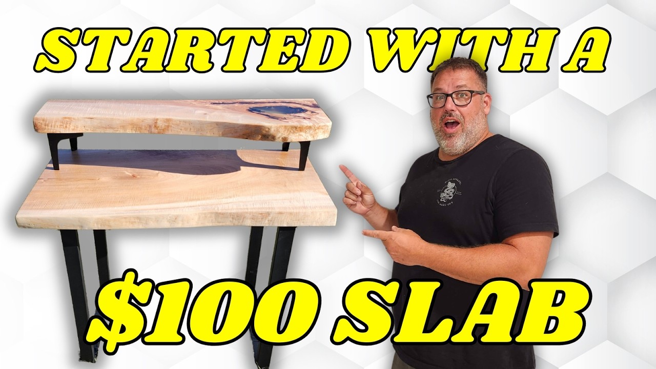 DIY Live Edge Maple Desk: Easy Build for Any Woodworker