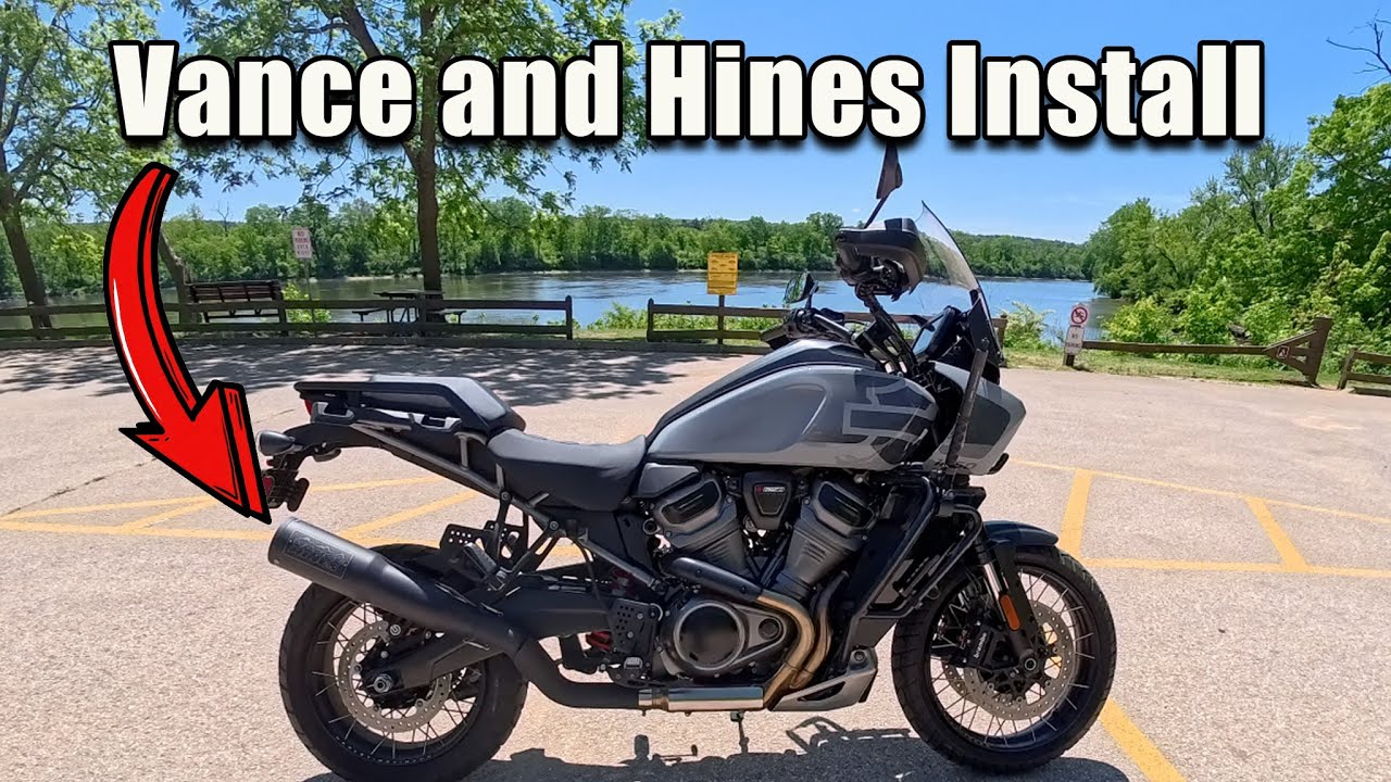 Harley Pan America Vance and Hines Exhaust Install - Wait Until You Hear The Difference!