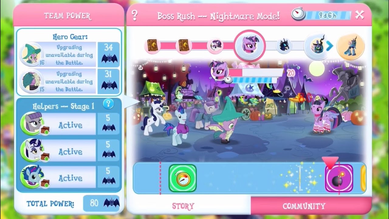 UPCOMING MLP GAME EVENT: Boss Rush — Nightmare Mode