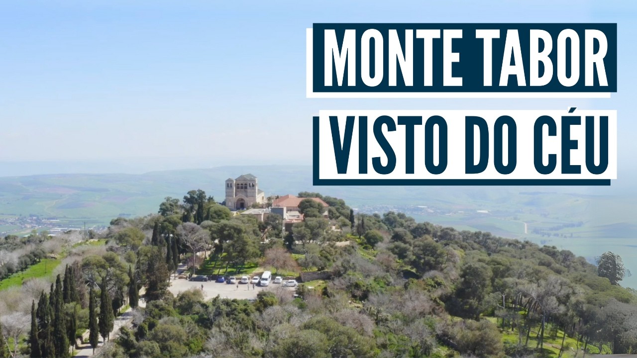 MONTE TABOR VISTO DO CÉU! Mini Israel com Aline
