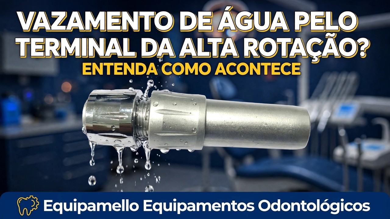 VAZAMENTO DE ÁGUA PELO TERMINAL DE ALTA ROTAÇÃO