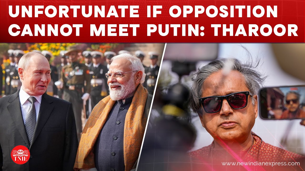 Diplomacy is both symbol and substance: Shashi Tharoor on Putin's visit to India