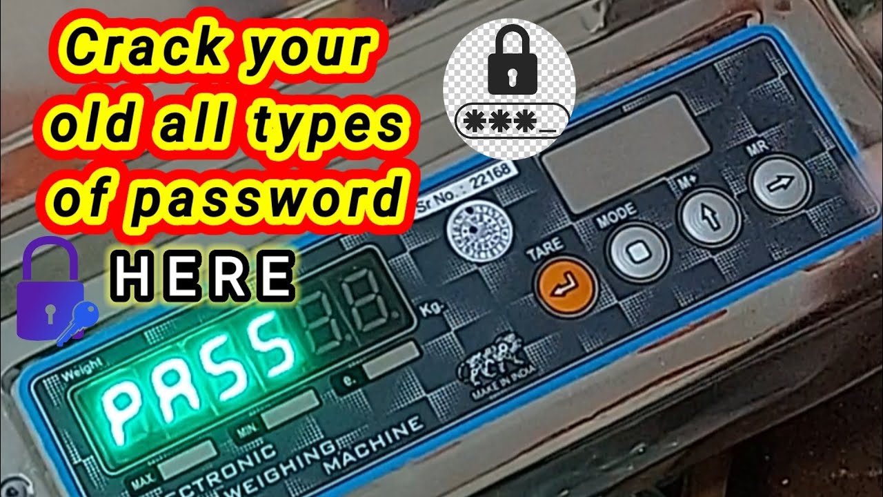 how to Crack password for any Weighing scale