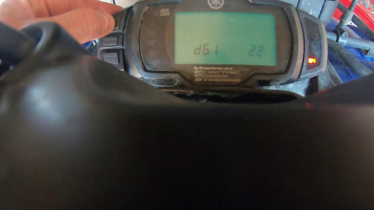 Yamaha Grizzly 700_Diagnostic mode