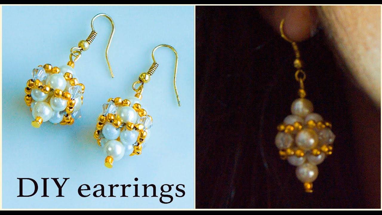 How to make pearl earrings | Designer bridal earrings |Jewelry design | Beads art\vineeta mishra