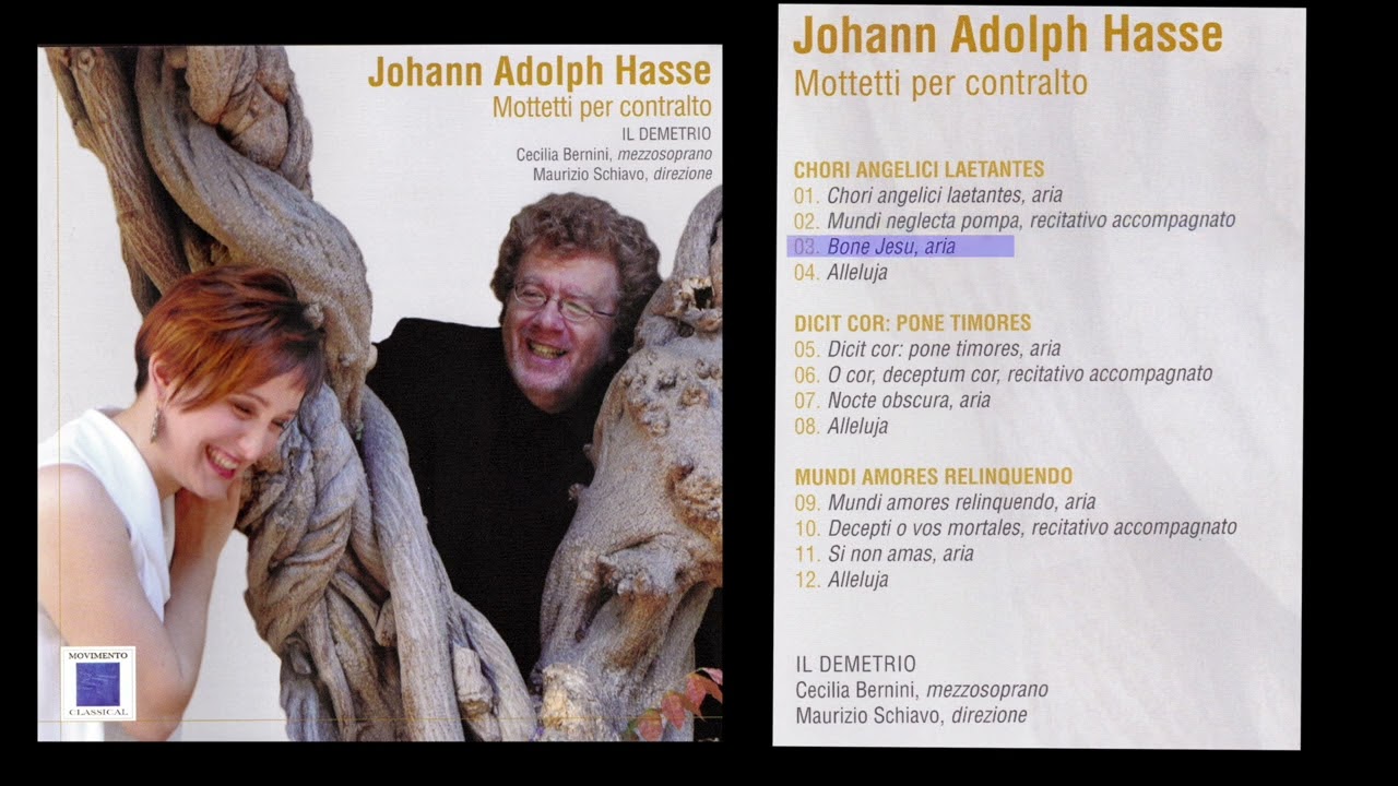 JOHANN ADOLPH HASSE - Mottetti per contralto