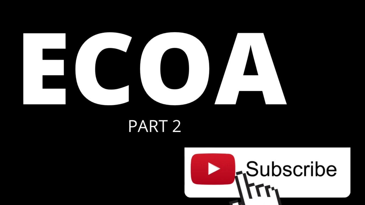 ECOA PART 2