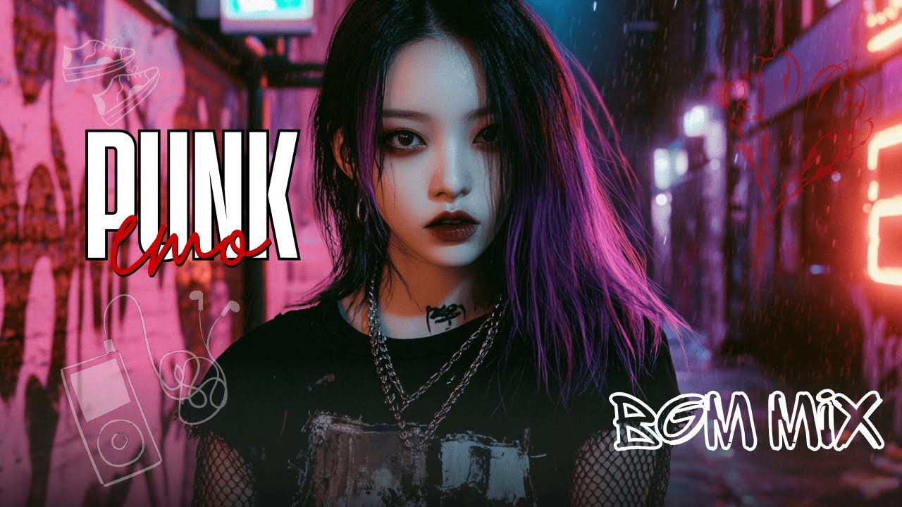 [1 Hour][Emo Punk 18] Cyberpunk Reign Dystopian Emo Punk for Strength & Streaming