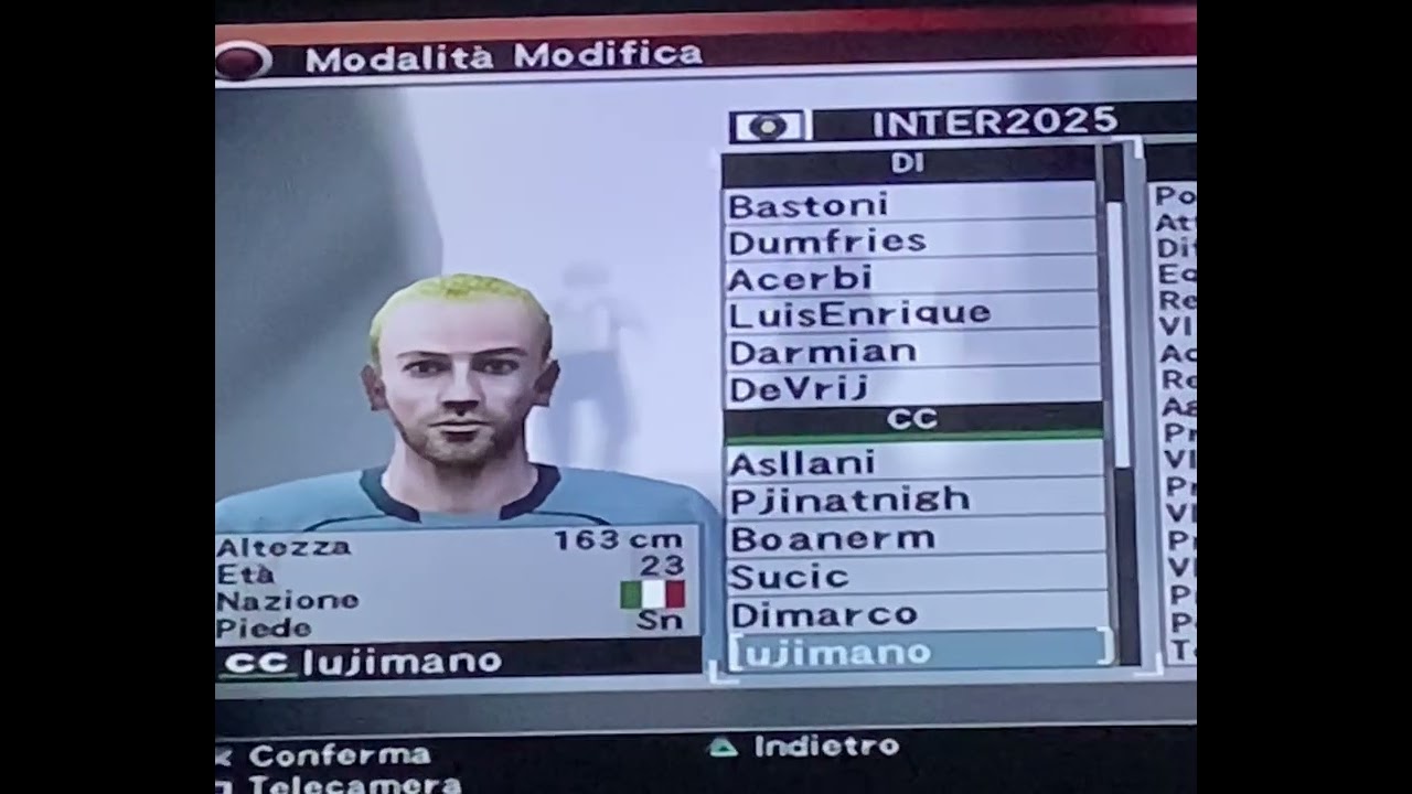 Inter Fc 2025 pes 04 ps2