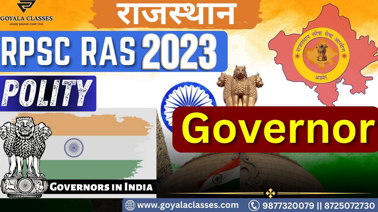 Polity Lecture-1 || Governor  || Rajasthan RPSC 2023 #rasexam #ras #raspreparation #rasprelims