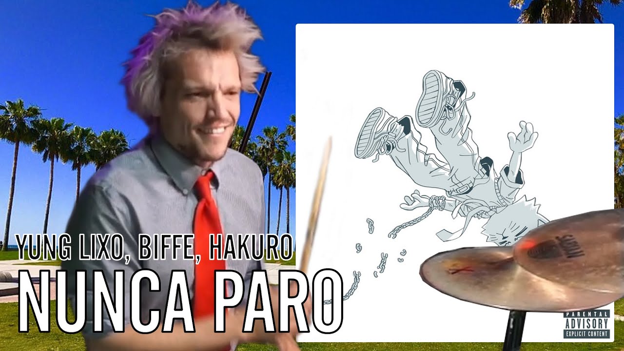YUNG LIXO, Biffe, Hakuro - Nunca Paro | Office Drummer at Venice Beach