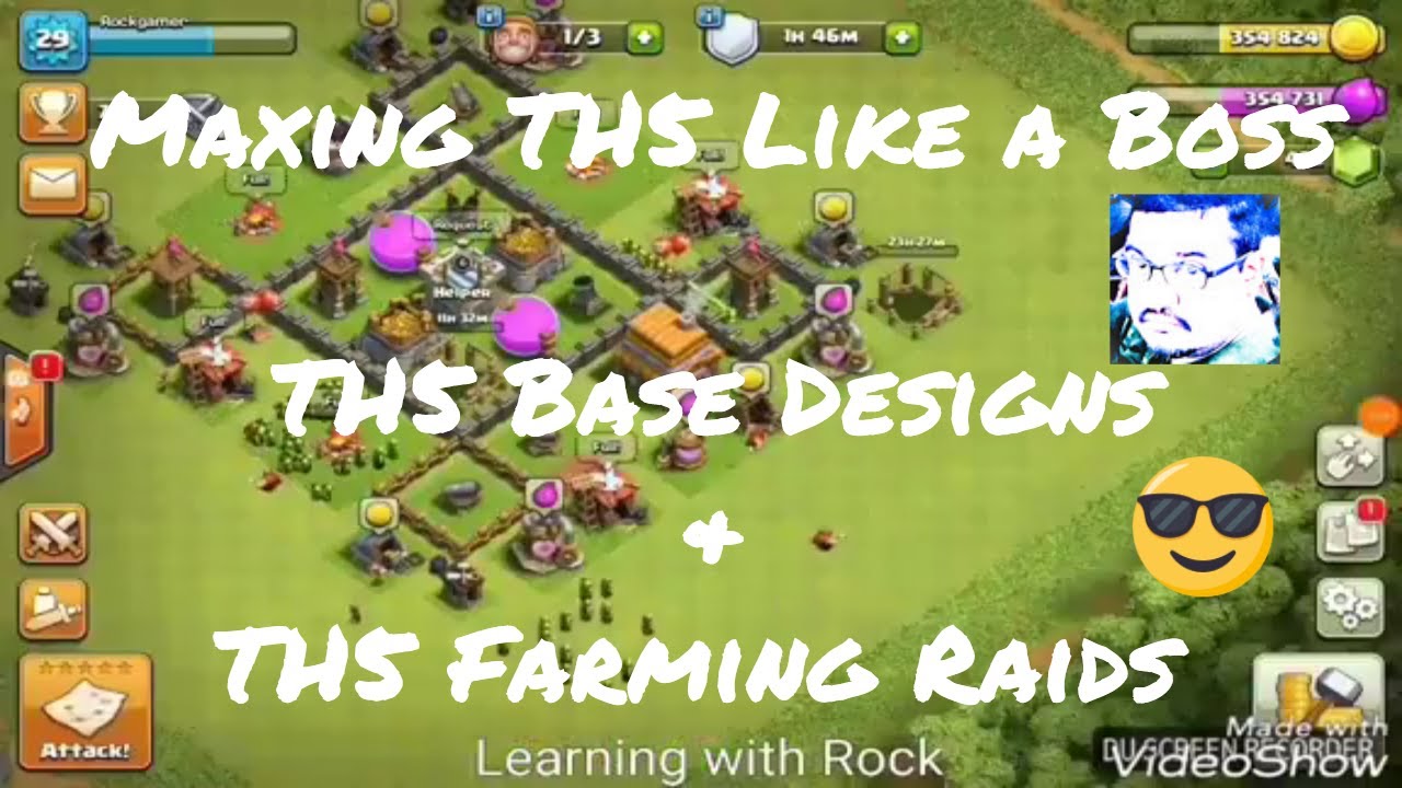 Руководство для начинающих по CoC - Maxing Town Hall 5 Faster, TH5 Upgrade Plan, TH5 base Designs