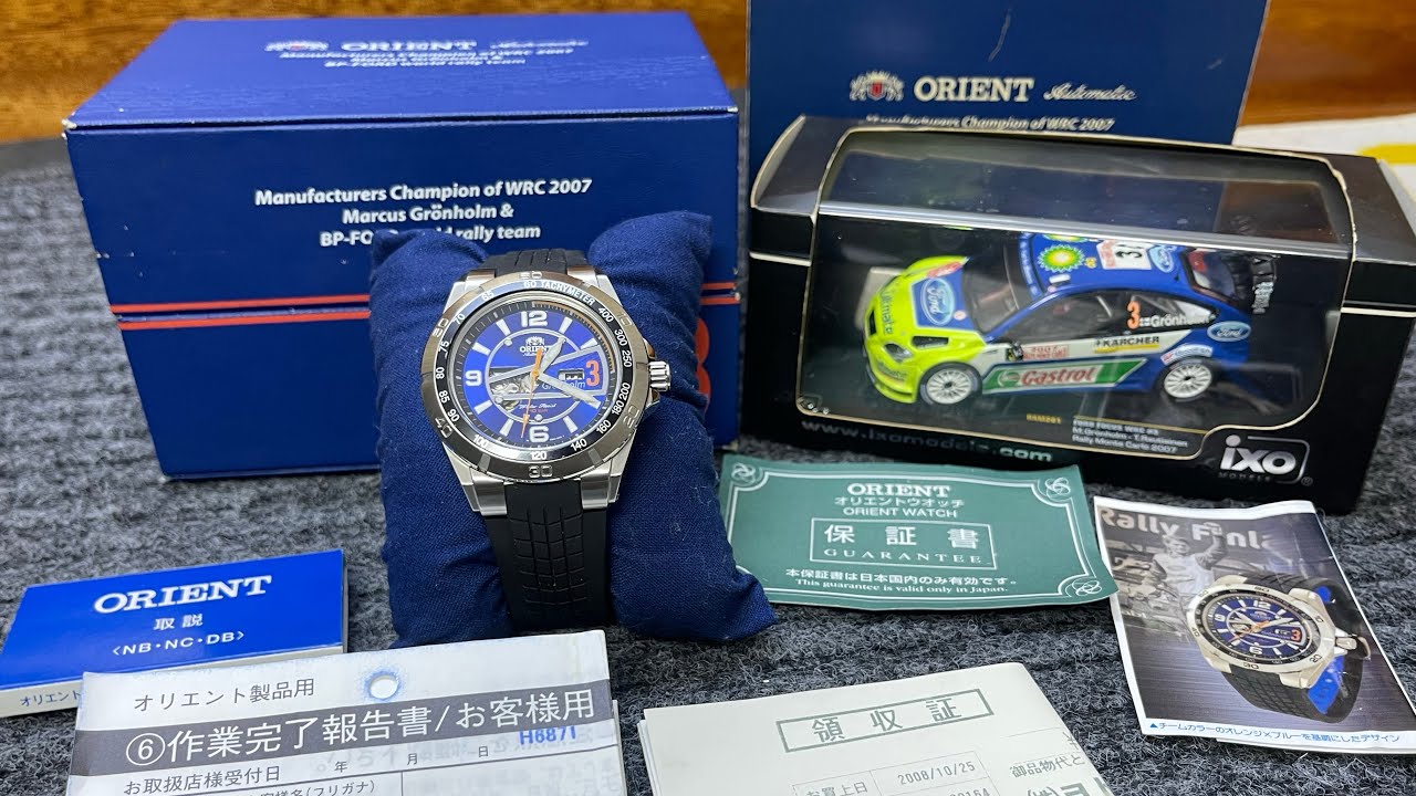 đồng hồ ORIENT phiên bản thể thao đặc biệt kỷ niệm WRC 2007 – Marcus Grönholm