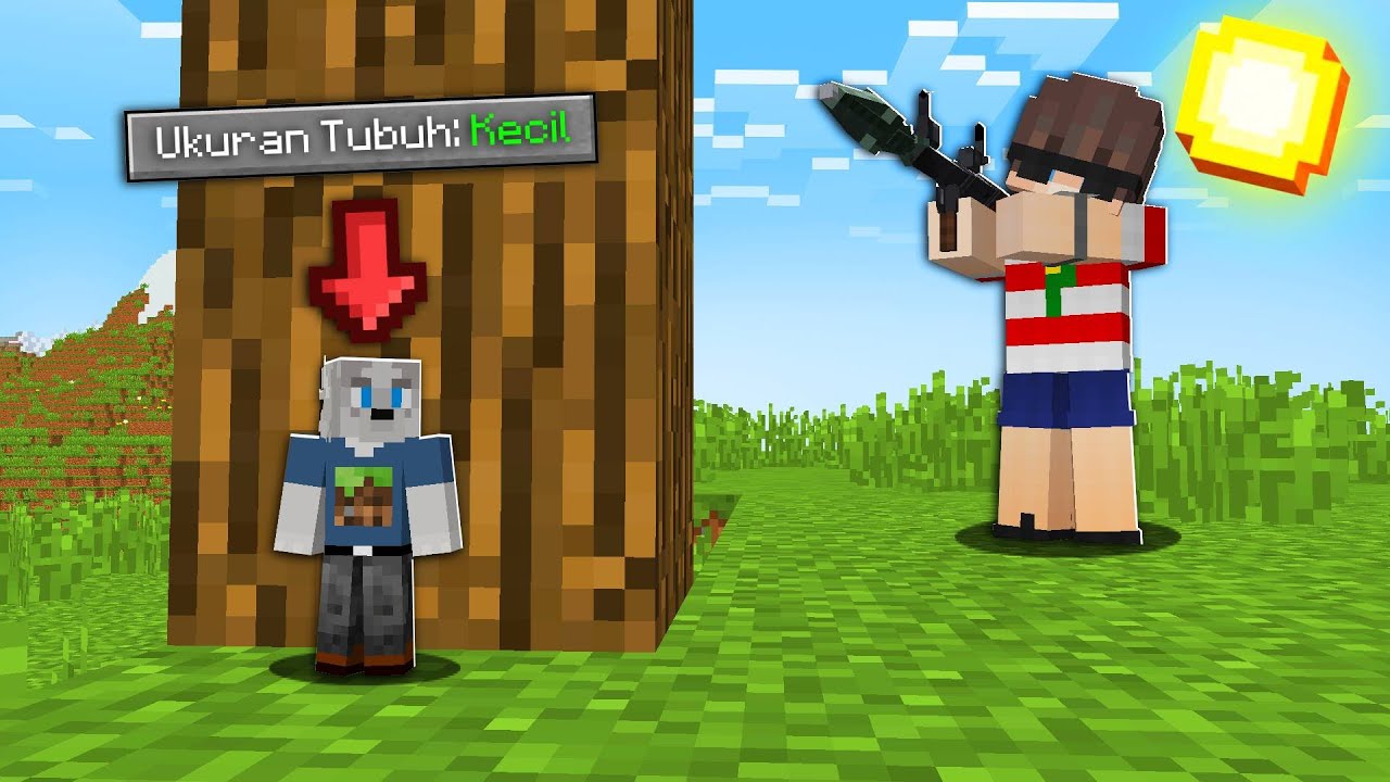 Minecraft Petak Umpet, Tapi Kami Bisa Kecilin Tubuh!