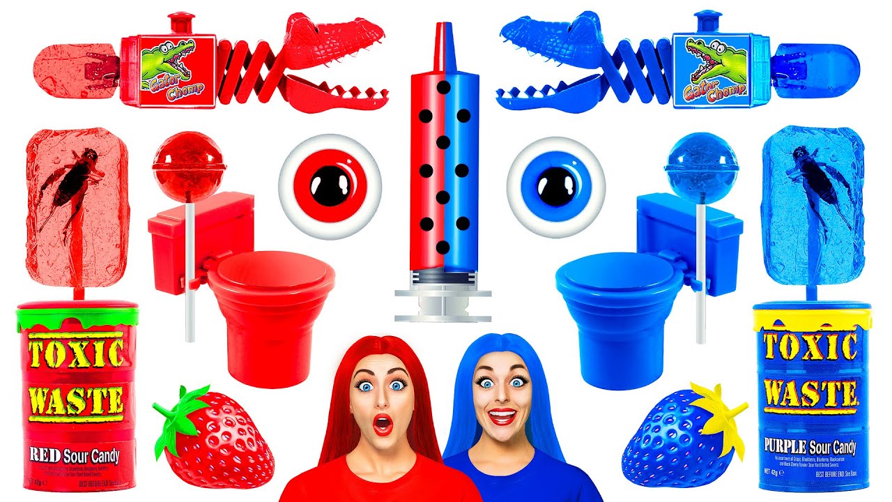 Desaf&iacute;o de Comida Roja vs Comida Azul #2 por Multi DO Challenge