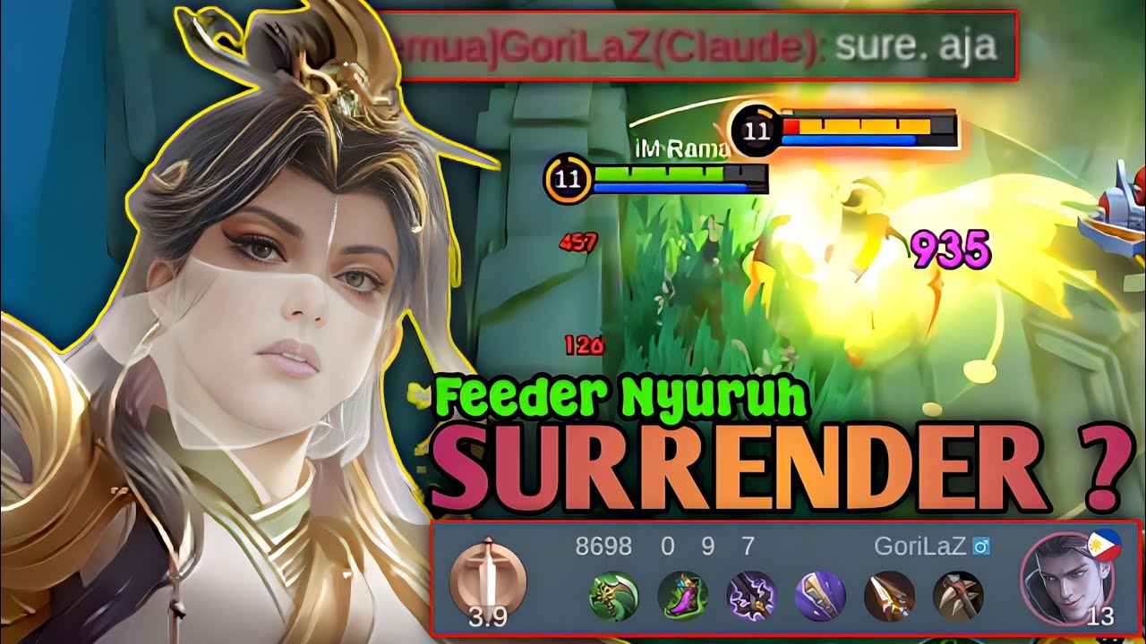 APA SURRENDER? Ini Akibatnya Kalau Sombong nyuruh Surren Diawal! DMG Luo Yi Instant Kill