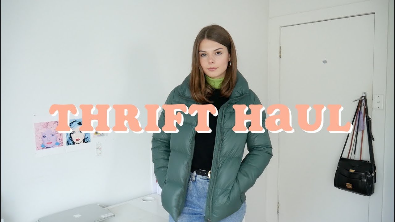 THRIFT HAUL #10 // MONCLER and 90'S PIECES
