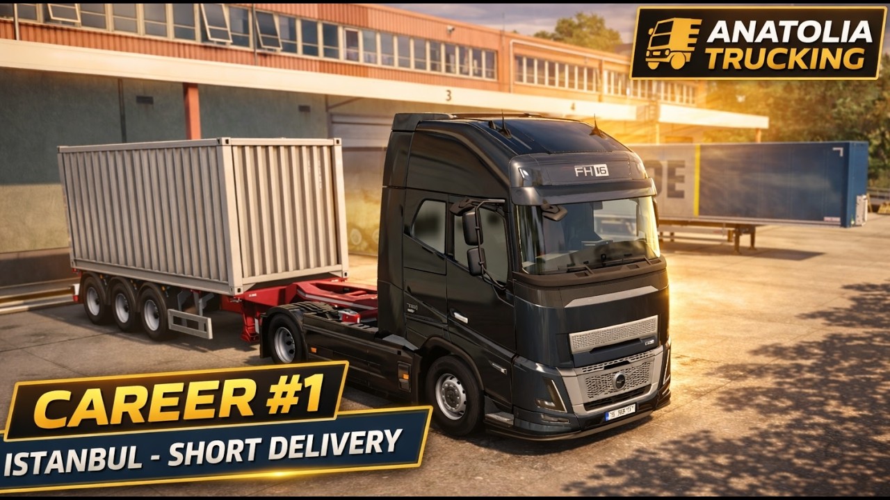 ETS2 Realistic Driving | Istanbul Short Delivery | Career #1 | No Commentary | Volvo FH16