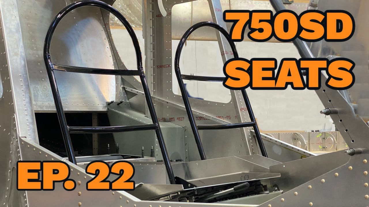 Ep. 22 | Installing Seats & Adjustable Seat Rails | Zenith Super Duty Aircraft Build
