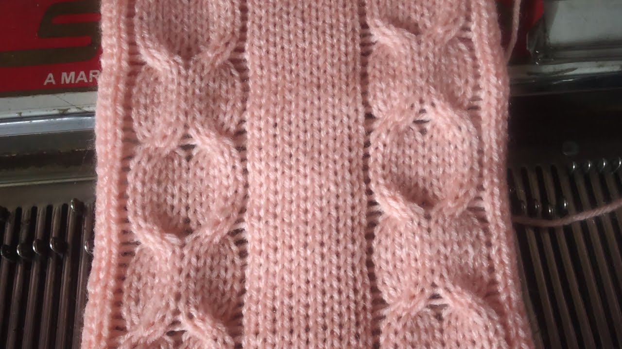 Knitting pattern in knitting machine #144(निटिंग मशीन में निटिंग डिजाइन#144)