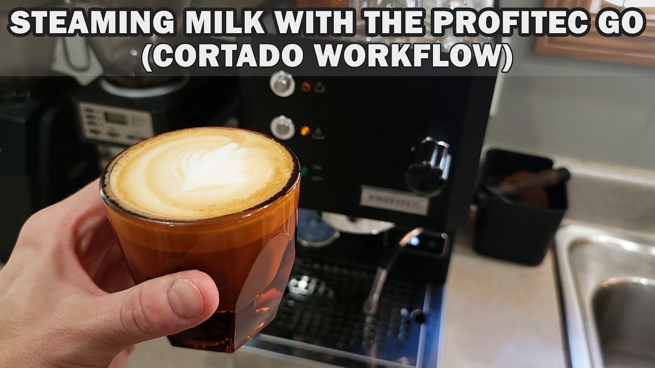 Profitec Go Steaming Milk (Cortado Workflow)