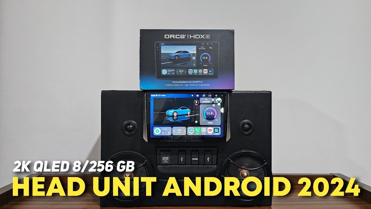 Unboxing Head Unit Android ORCA ADR-9510 HDX 2K QLED 8/256 GB 10