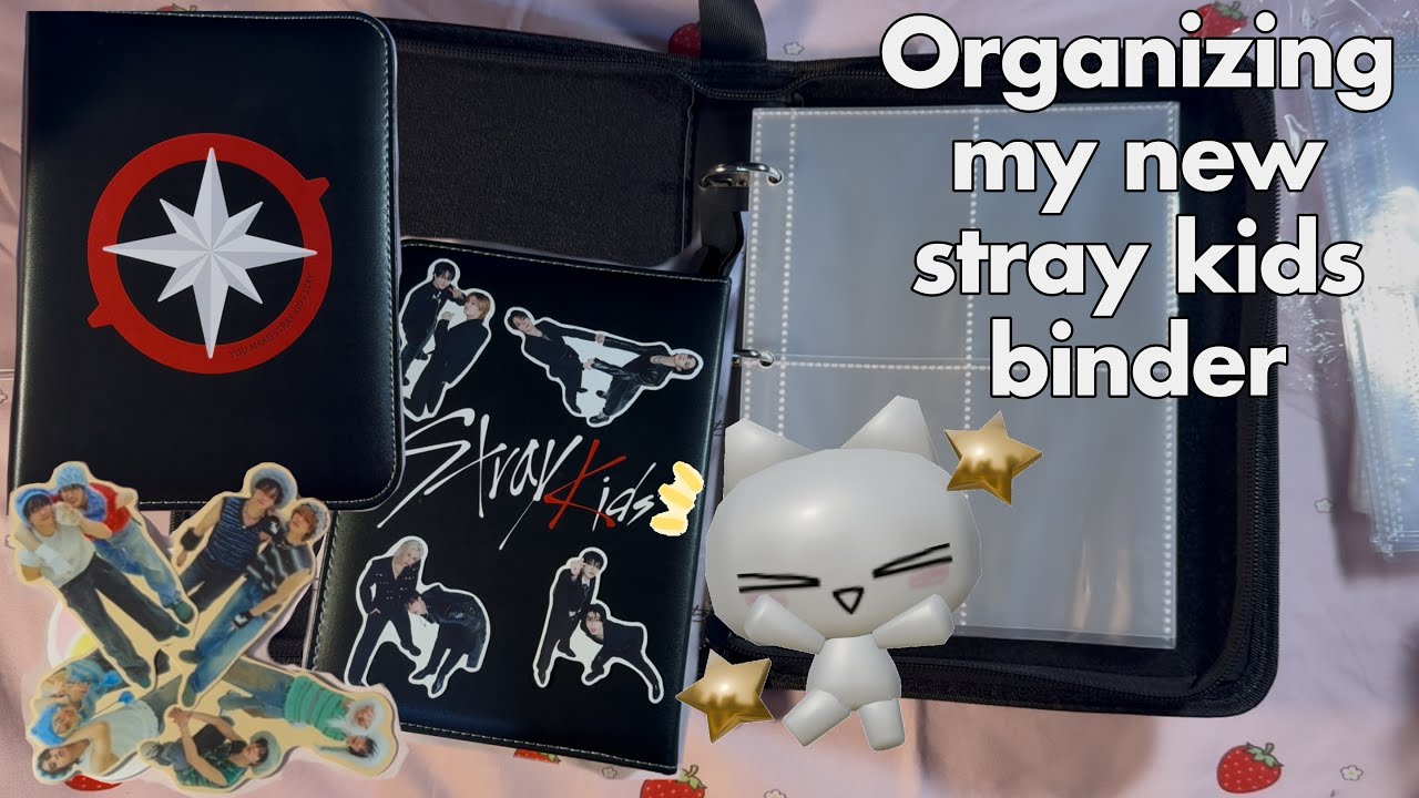 Stray Kids Binder Sorting And Decorating