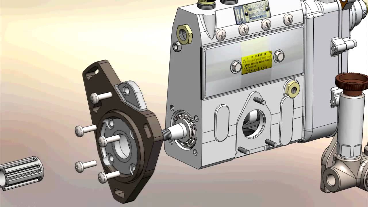 BOMBA DIESEL SOLIDWorks