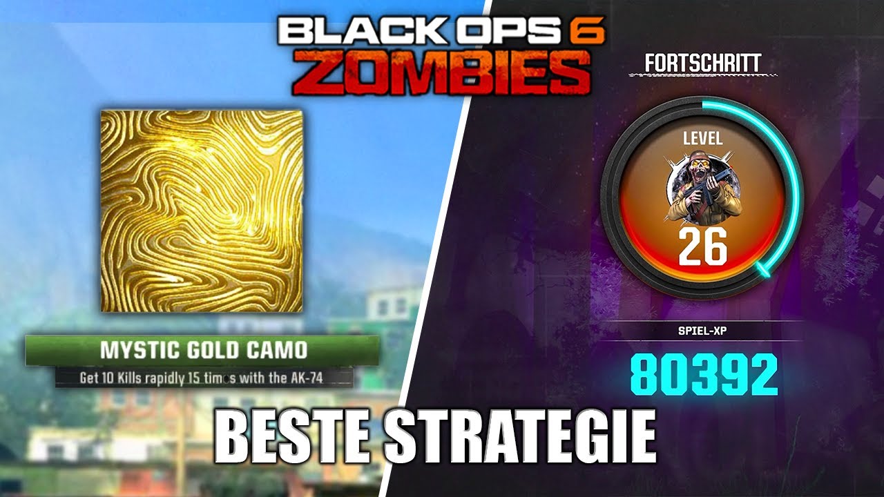 SCHNELL XP FARMEN UND TARNUNGEN ERSPIELEN IN BLACK OPS 6 ZOMBIES! | Todes Daiquiri Easter Egg