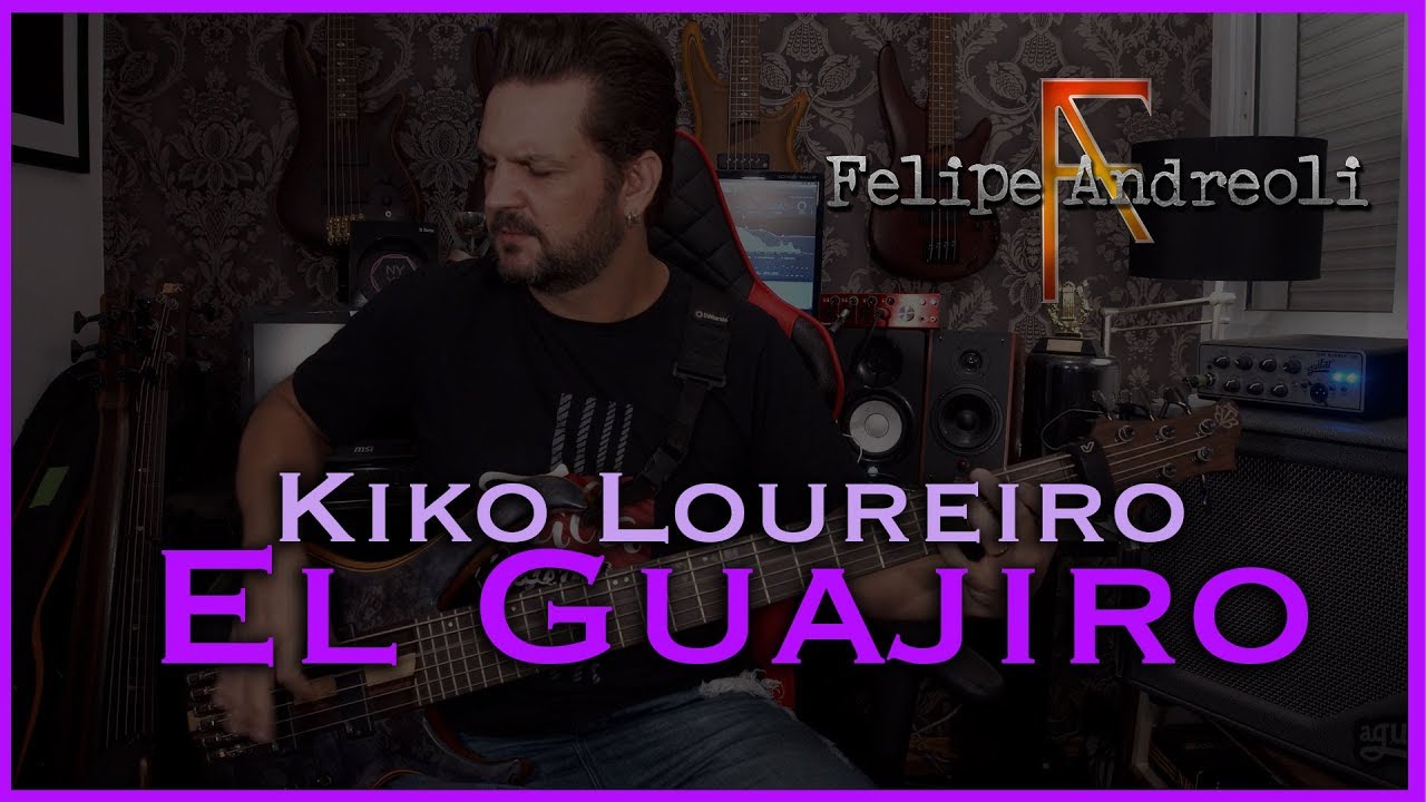 Felipe Andreoli - El Guajiro - Kiko Loureiro [Bass Playthrough]