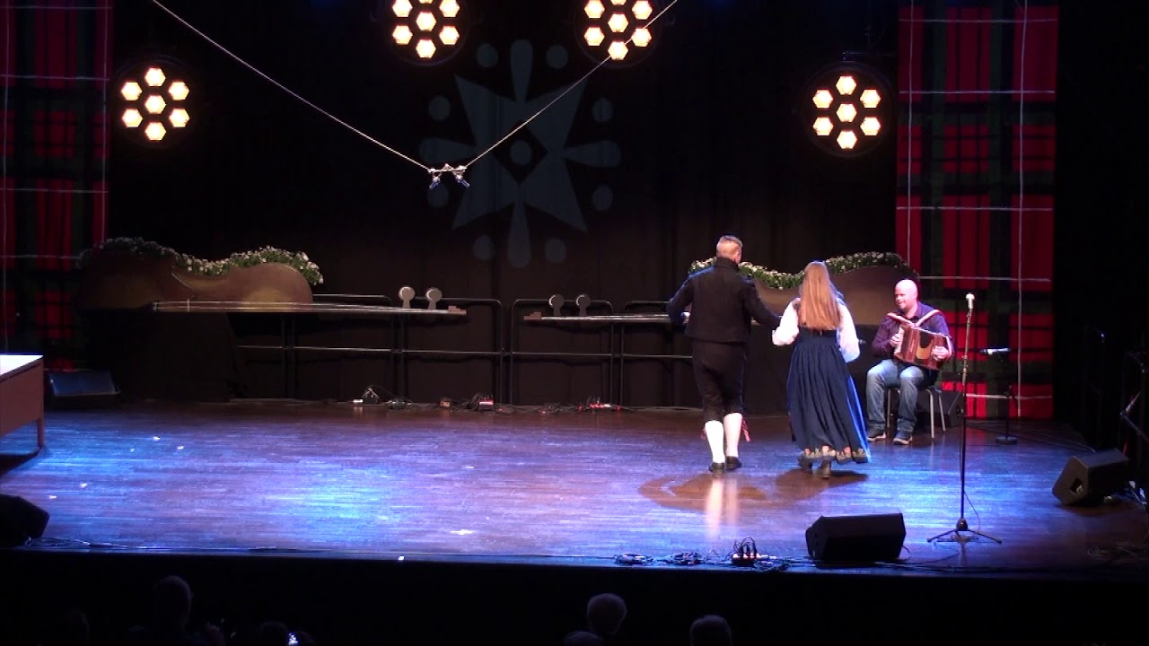 Solveig Brekke Hauknes og Ole Nilssen. Dans fele A. Landskappleiken 2019