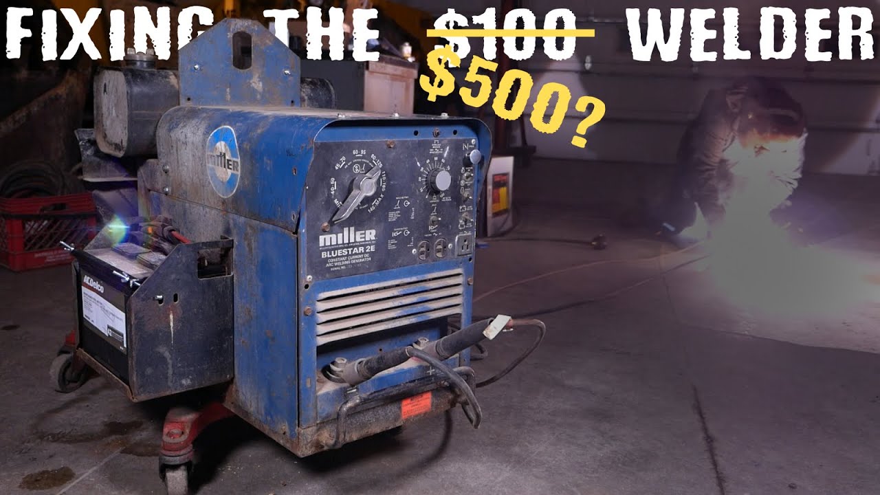 Mostly Fixing my Bargain Portable Welder | Miller Bluestar 2E Part 2