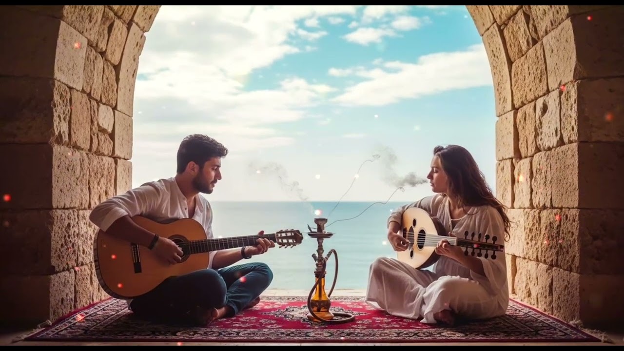 Calm by the Andalusian Coast | Instrumental Arabic Oud & Spanish Guitar
