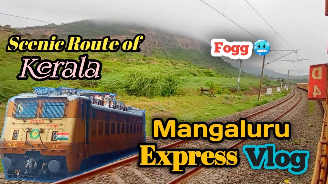 🚂COIMBATORE - MANGALORE EXPRESS TRAVEL VLOG!! Coimbatore to Tirur | Scenic Route of Kerala|Tamil