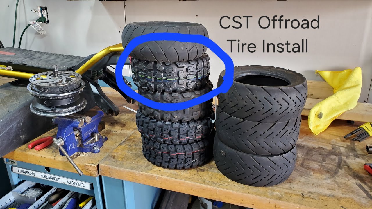 CST Offroad Tire Install on Kaabo Wolf King