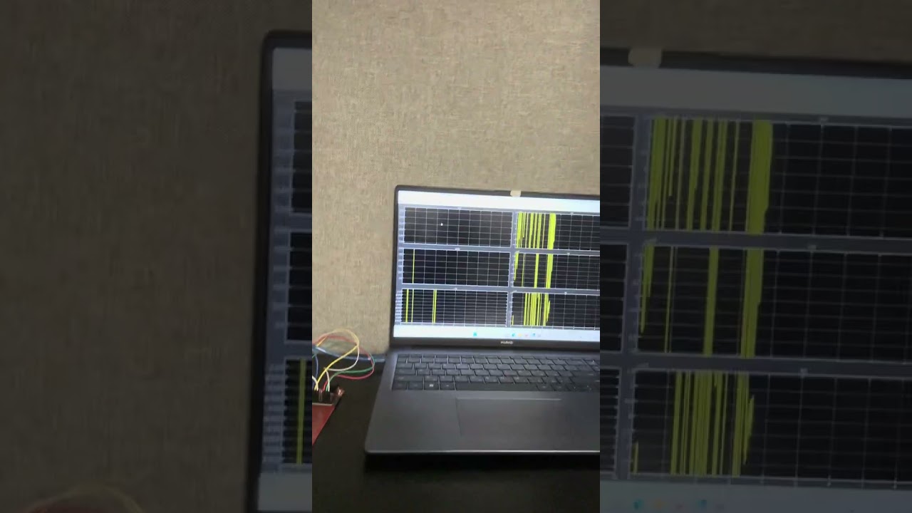 EKF demonstration. Estimating pitch, roll, wx, wy, wz. Sensor IMU mpu6500.